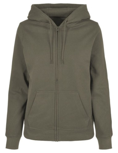 BUI-BB009-Ladies Basic Zip Hoody